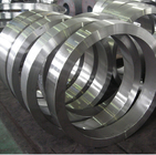 Hot forged St52 Q235 16Mn steel ring forging with bright surface