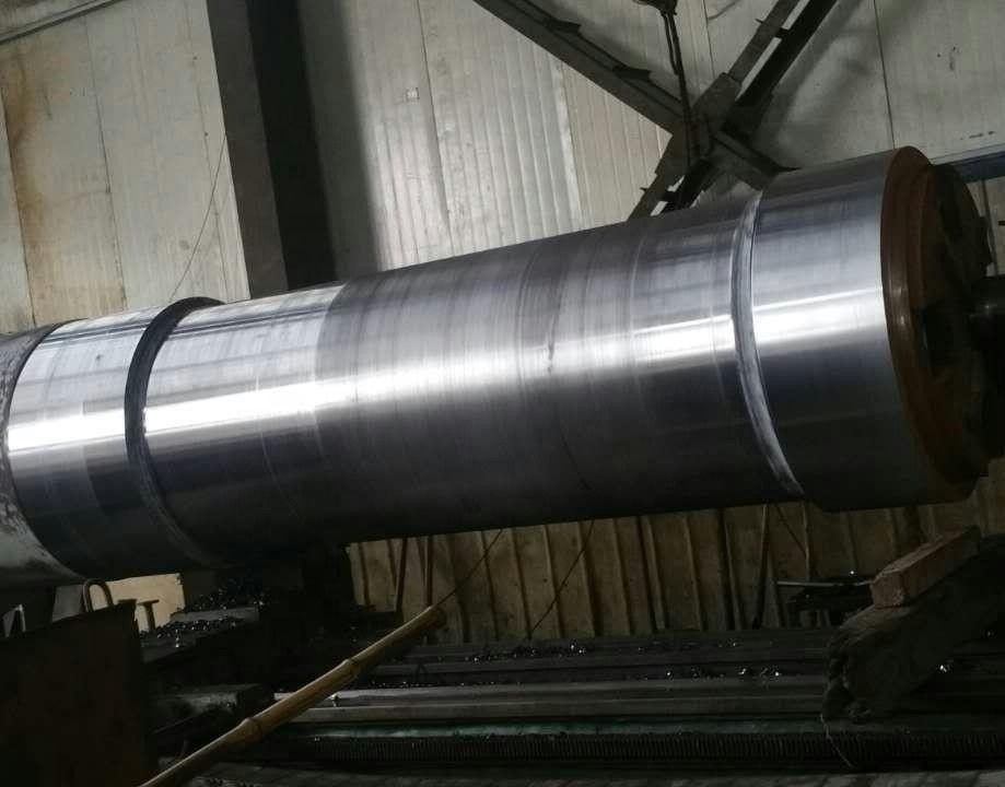 Heavy Forging Sae4340 Big Sized Shaft Forging Sa355 Steel Pinion Shaft